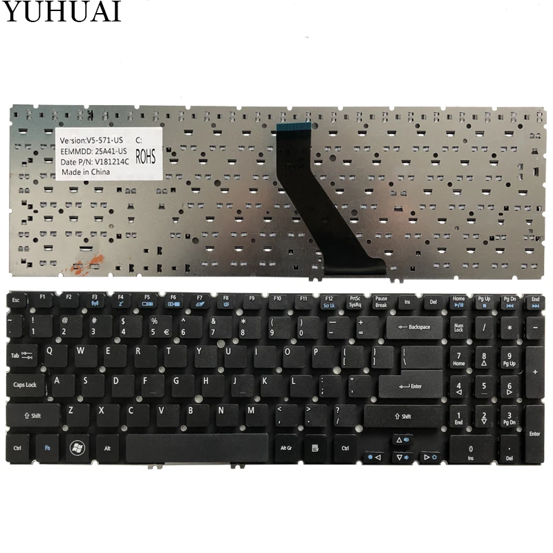 

Laptop Keyboards For Acer Aspire M3 M5 M5-581T M5-581G M5-581PT M5-581TG M3-581T M3-581PT M3-581PTG Keyboards US