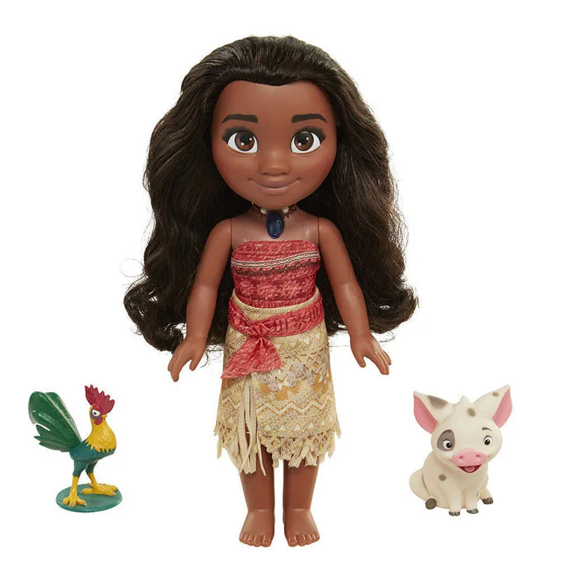 Игрушки Moana Talks Sping Songs как далеко я уйду люминесценция друзья PUA HEI Pig ПВХ Виниловая