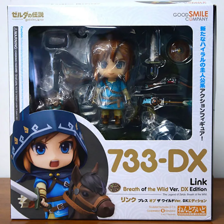 HEYZO 14 см легенда о Зельде 733-DX Nendoroid ссылка изображение Zelda Дыхание диких ПВХ Фигурки Аниме игрушечные для детей