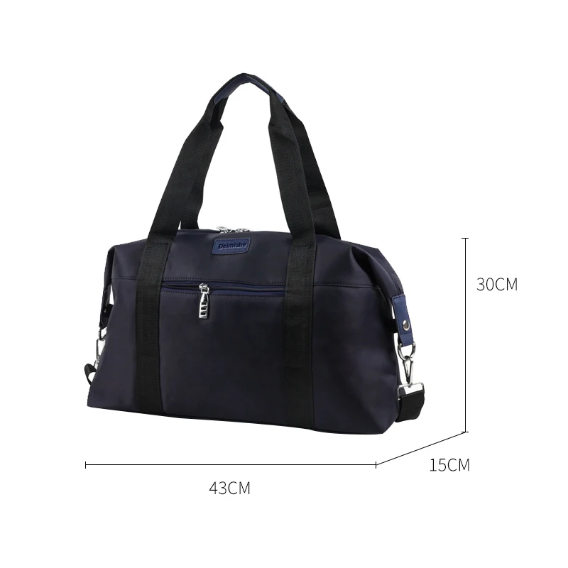 

Women Fashion Carry on Fitness Travel Bag Oxford High Capacity Soft Top-handle Fitness Handbag Weekender Shoulder Bags XA762WB