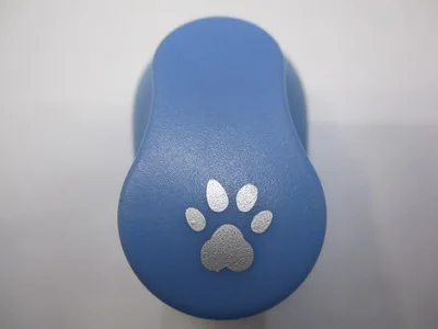 Hollowed Cat Paw Детские трубчатые рабочие тиснения, Дырокол в виде цветка, резаки для бумаги для скрапбукинга, ремесла, металлическая картина, 0,8 см, тиснение - Цвет: Hollowed Cat Paw