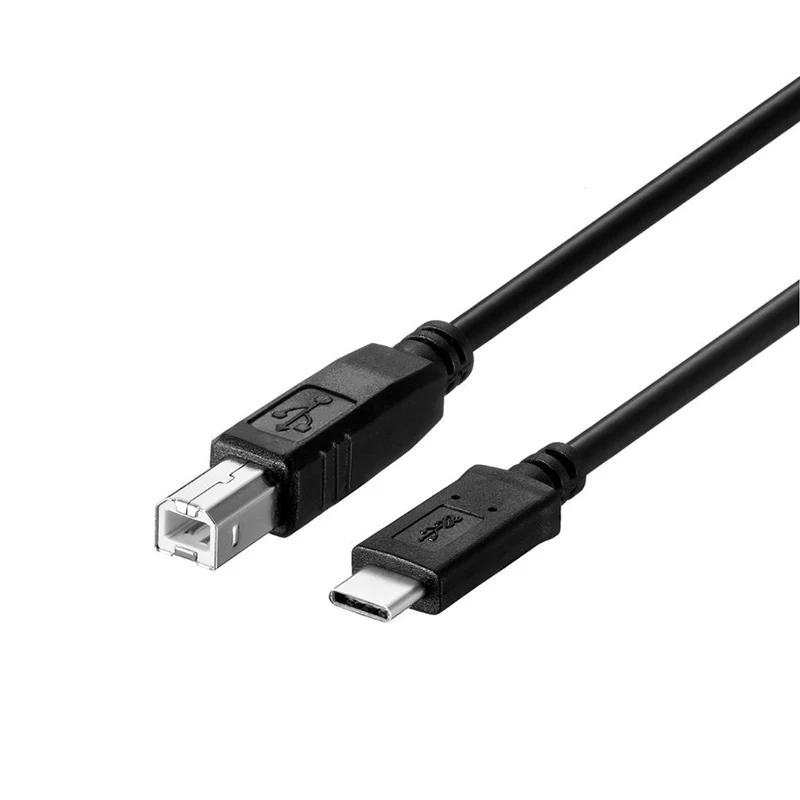 Kebidu популярный телефон USB 3 1 Тип C Штекерный разъем для 2 0 тип B кабель передачи