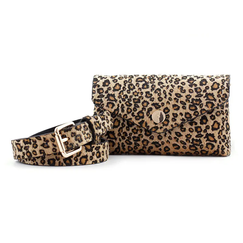 Style2 Leoaprd Дизайнерский пояс из змеиной кожи сумка кошелек Fannypack женский черный кожаный поясной нагрудный поясной мешок сумки для женщин Bolso Cintura - Цвет: Style2 Leoaprd