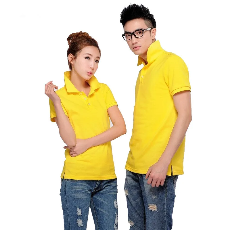 Лидер продаж однотонная Повседневная рубашка поло всех размеров Женская