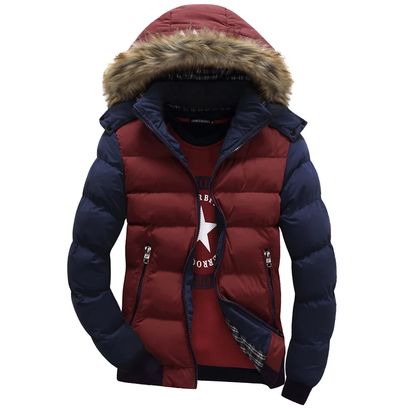Парка мужская зимняя с капюшоном и воротником стойкой размеры|men parka|mens designer winter