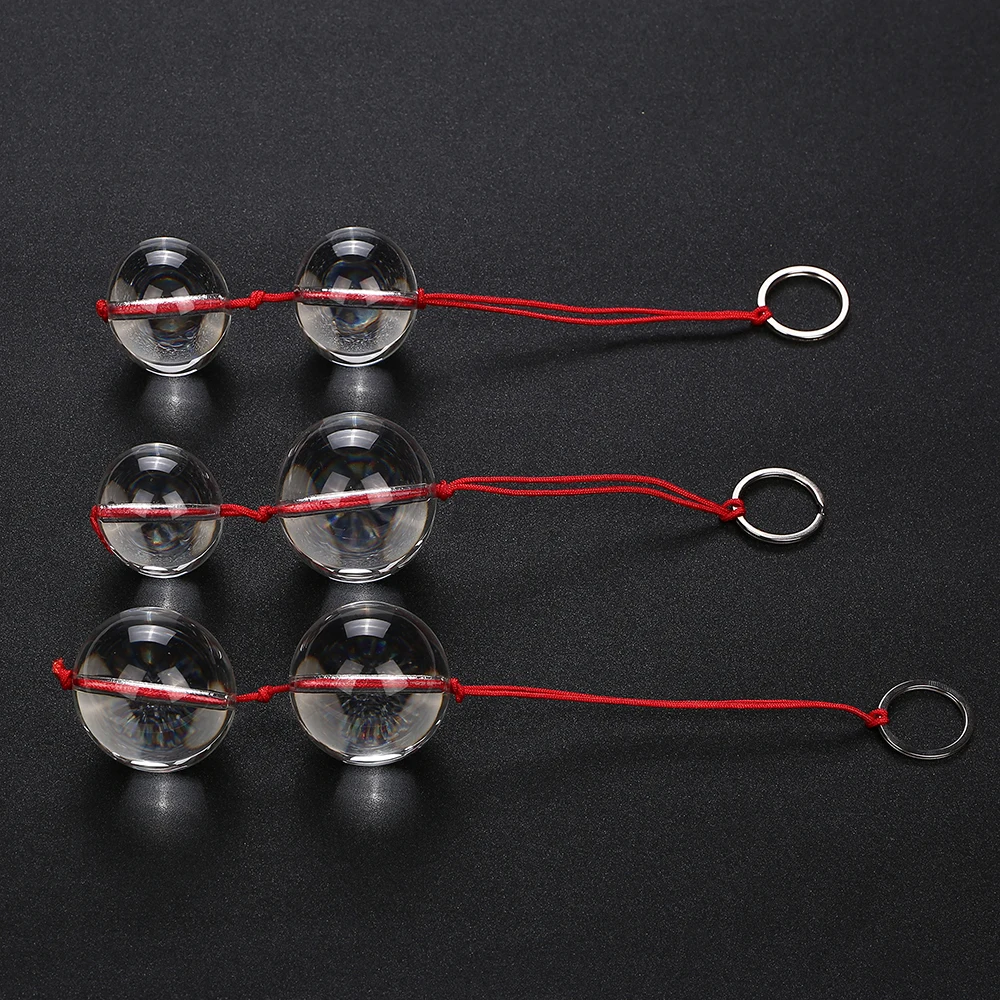 Glass Anal Beads 2 Size Unisex Plug Big Ben Wa Balls Vaginal Sex Products Crystal Exercise Love |
