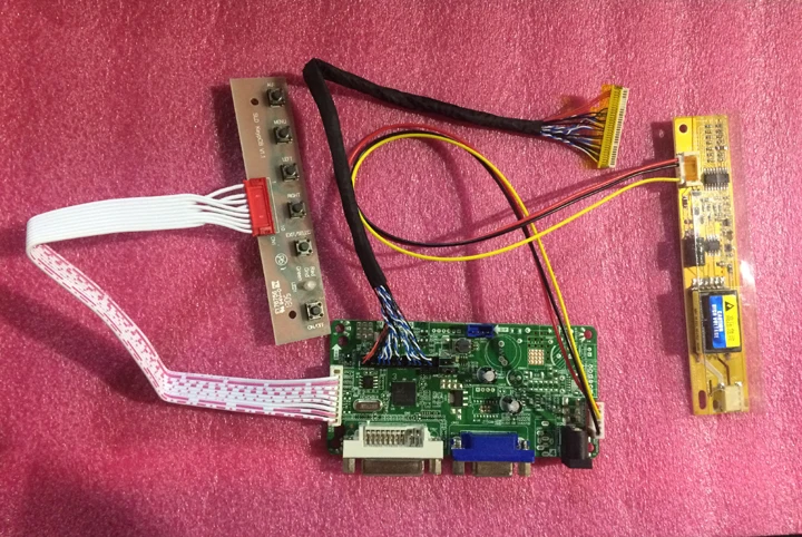 Плата контроллера ЖК дисплея VGA DVI M.RT2261 для Φ LP171W02(A4) LVDS 1680*1050 тест панели 100%|board