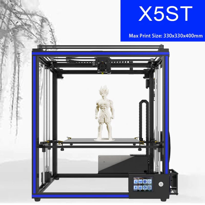 Tronxy X5ST 3D printer Large printing Size 330*330*400mm Touch screen High Precision with Screen PLA filament | Компьютеры и офис