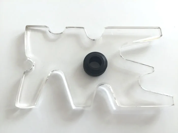 1 шт. новый прозрачный акриловый подставка для бильярдного бассейна головы ПММА