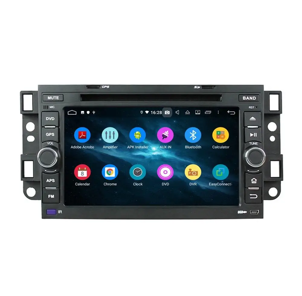 Автомагнитола PX6 2 din 4 + 64 ГБ 7 дюймов Android 10 GPS для Chevrolet Captiva Epica Aveo Lova Spark Optra Bluetooth 5 0