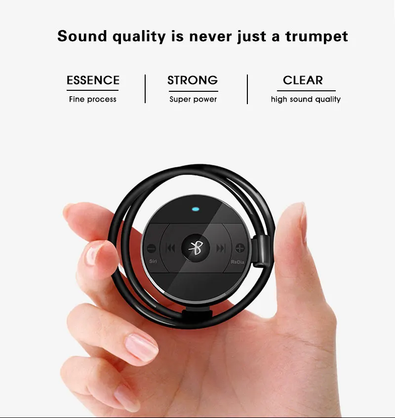 Bluetooth наушники с микрофоном, спортивные наушники для бега, бинауральная беспроводная гарнитура, стерео наушники Audifonos, черные Bluetooth наушники