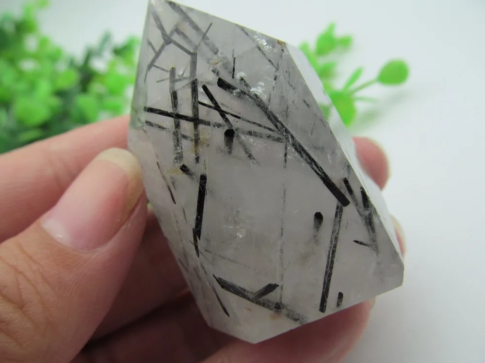 AAA натуральные черные волосы Рутиловый Кварц рутилированный кварц