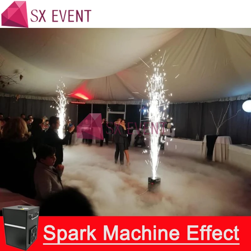 10 упак./лот Крытый холодной Spark Блестящий рефлектор Пиро пиротехника машина фейерверков металлический Титановый порошок