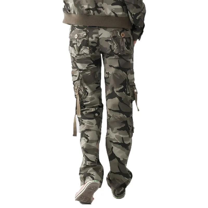 Зимняя женская повседневная спортивная одежда камуфляжные брюки женские