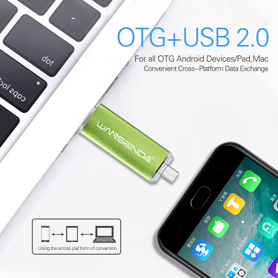 WANSENDA Многофункциональный USB флеш накопитель 16 ГБ 32 64 128 256 ГБ|USB флэш-накопители| |