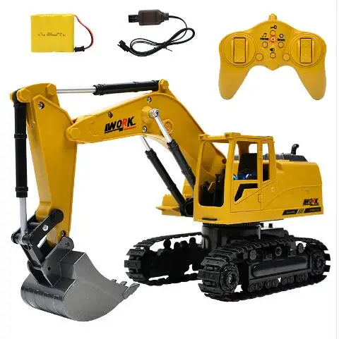 Новый 2 4G пульт дистанционного управления rc экскаватор игрушка Моделирование RC