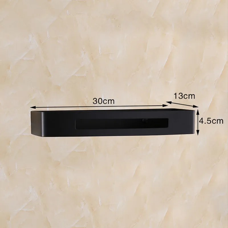 Бесплатная доставка роскошная одноуровневая и Двухуровневая полка черного