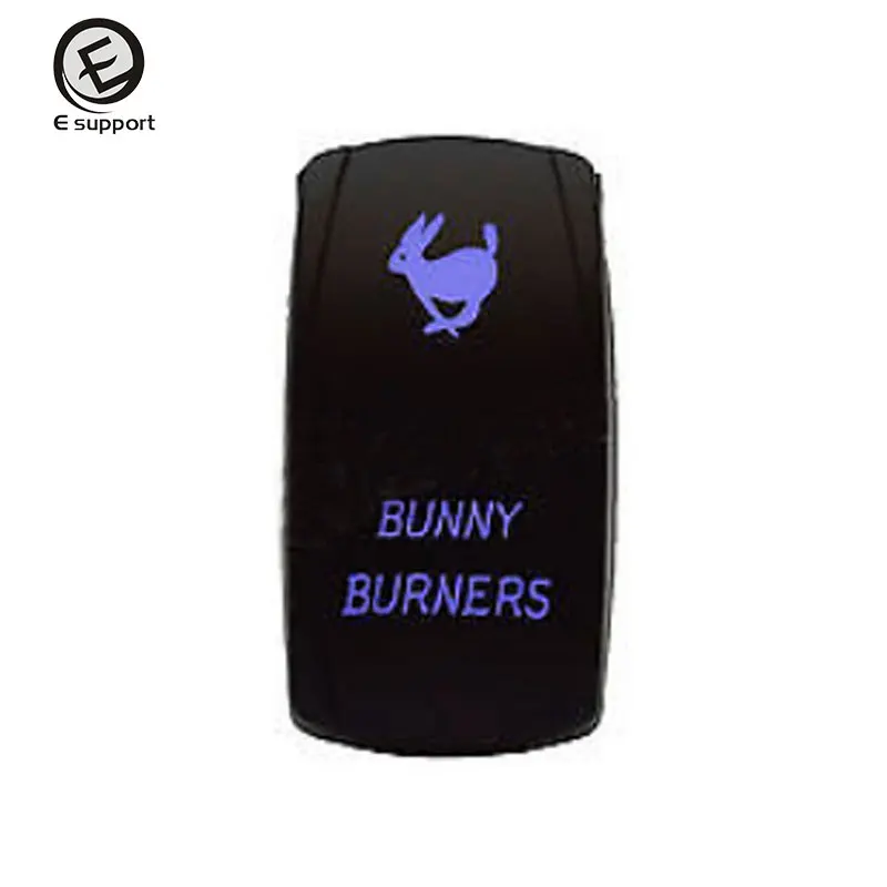 Синяя светодиодная лампа EE support для автомобильного двигателя 12 В 20 А тумблер