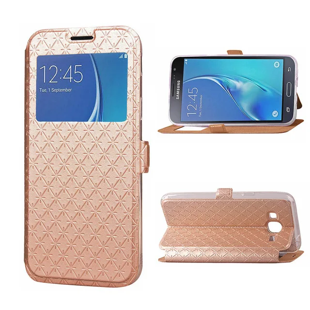Gold Флип чехол для Samsung Galaxy J5 J3 Pro J7 J 3 5 7 см J320F J330 J330F J510 J510F J530F J730F кожаный Чехол-бумажник - Цвет: Gold