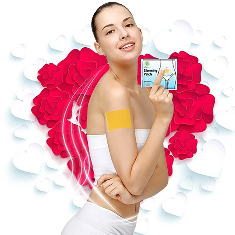 

KONGDY 10 Pieces/Bag Drop Ship Weight Lose Paste Navel Slim Patch Health Care Slimming Patch Products Fat Burning Detox Adhesive