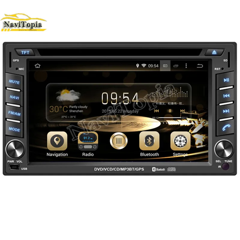 NAVITOPIA 4G ram 32G rom Восьмиядерный Android 9 0 автомобильный dvd-плеер gps для hyundai Tiburon 2001-2011