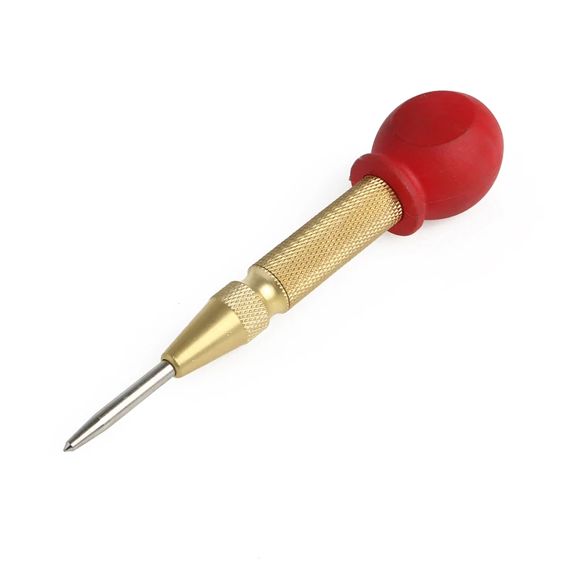 

OOTDTY 5" Spring Loaded Automatic Center Pin Punch Hole Impact with Protective Sleeve