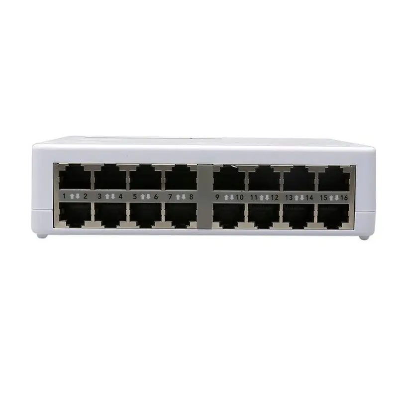 Мини 16 Порты 10/100 Мбит/с Fast Ethernet LAN RJ45 VLAN сетевой коммутатор расширение HUB для