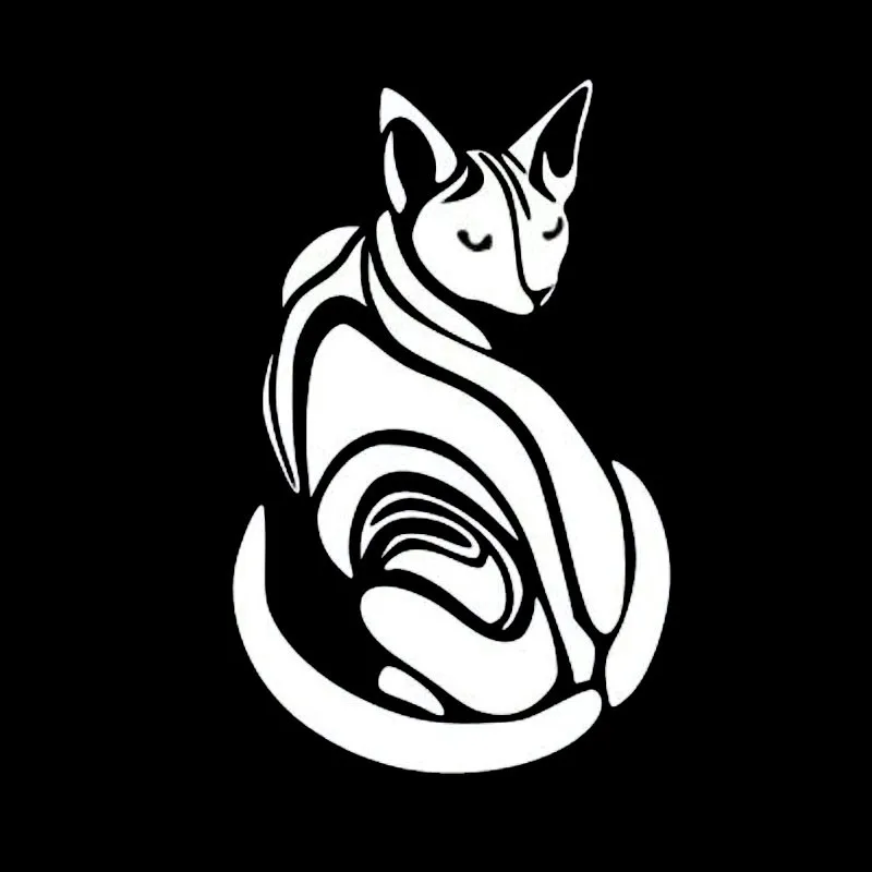 10*15 8 см Sphynx с рисунком животного|car styling|car stickercar accessories |