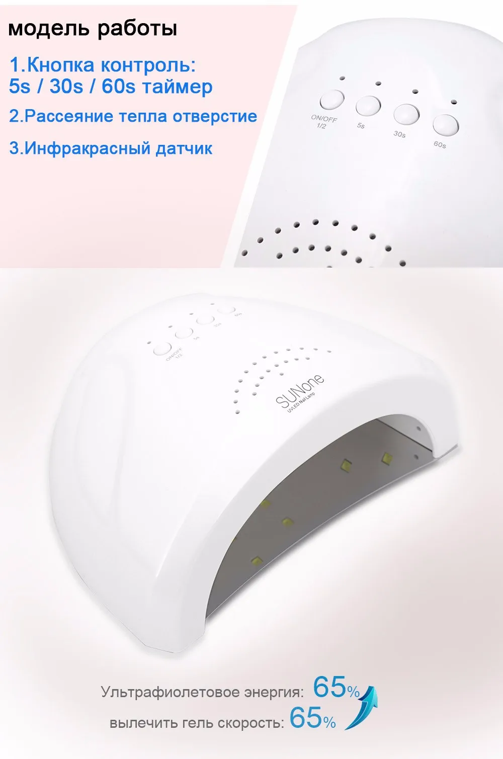 Из России) 24 Вт/48 Вт Профессиональная Лампа Для Ногтей Маникюр Инструмент Ногтей Гель Отверждения УФ Лампа сушилки Для Ногтей Маникюр Инструменты
