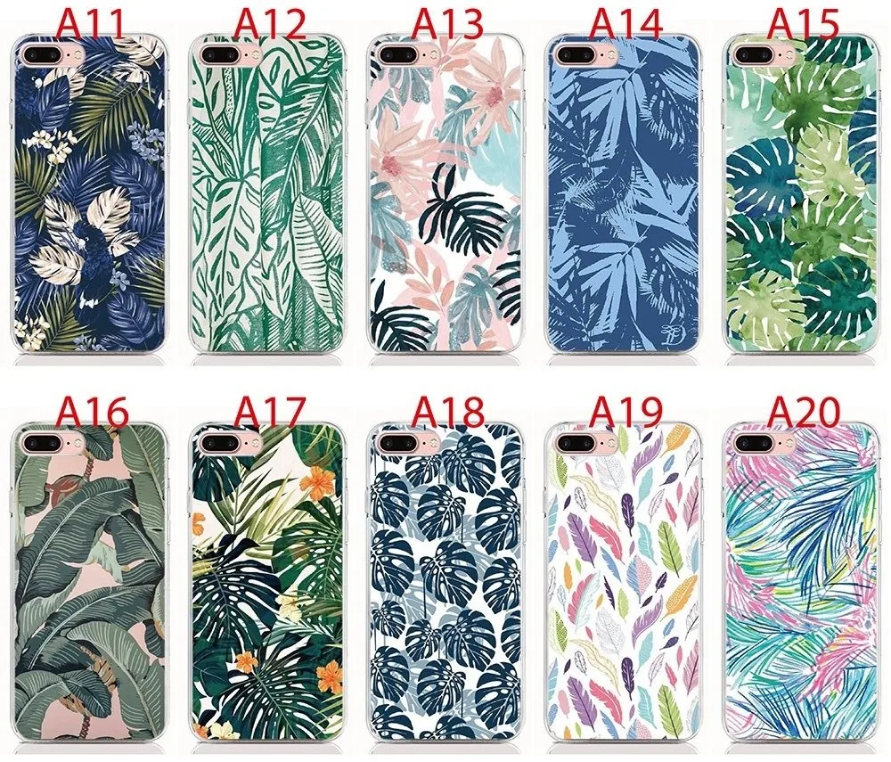 for umidigi f2 a3 a3s a3x power 3 one max case soft tpu silicone print green leaves phone cases free global shipping