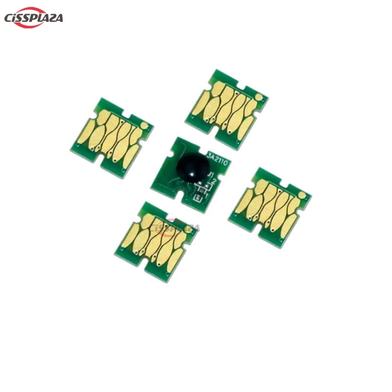 CISSPLAZA 1 комплект/4 шт. T7411-T7414 чип чернильного бака для Epson SureColor F6000 F6070 F6200 F6270 F7000 F7070