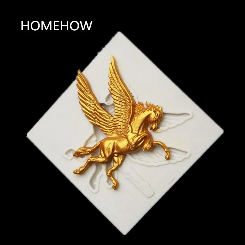 Homehow 1 шт. силиконовая форма для торта с летающей лошадкой Кондитерская украшения