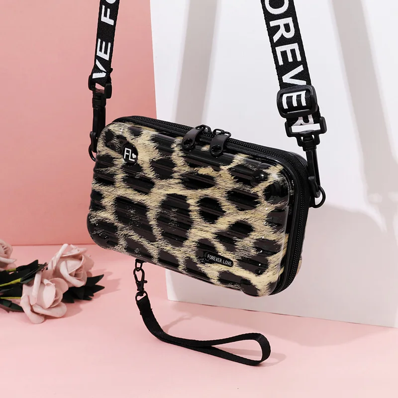 Leopard-F Женские сумки, роскошные сумки, дизайнерские сумки для женщин, модная маленькая сумка для багажа, женская сумка-клатч известного бренда с верхней ручкой - Цвет: Leopard-F