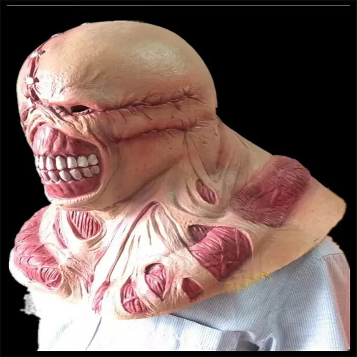 Бесплатная доставка Хэллоуин/Карнавал вечерние ужас скелет маска головы зомби