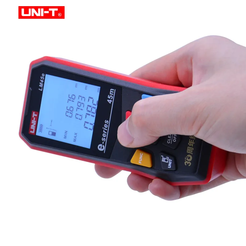 UNI-T LM45E/LM60E цифровой лазерный дальномер 45 м 60 м/147ft 196ft дальномер измерительный диастиметр