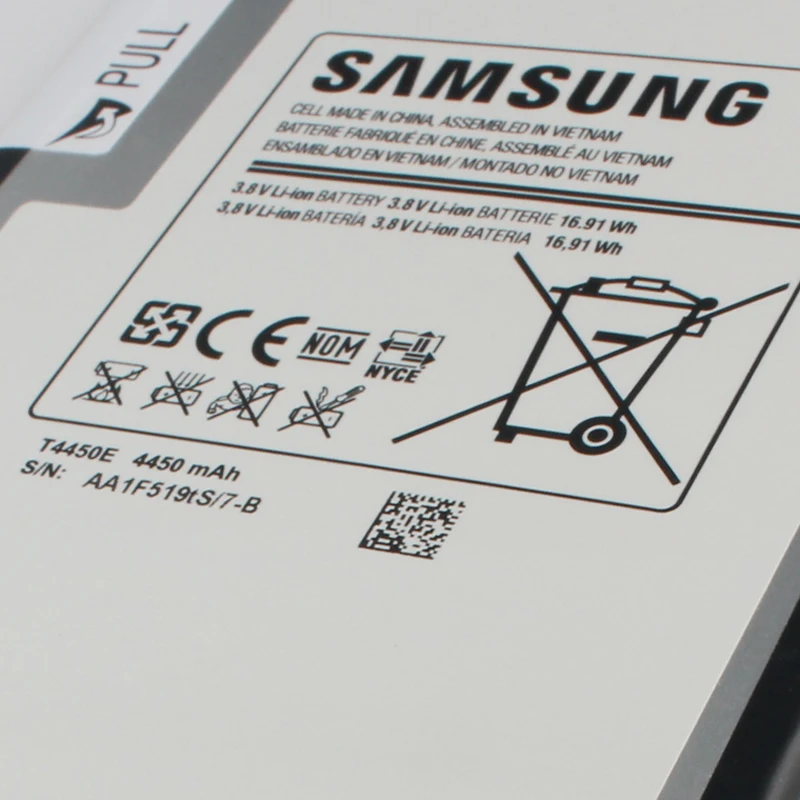 Оригинальный аккумулятор для планшета Samsung T4450E GALAXY Tab 3 8 0 T310 T311 T315 4450 мАч |