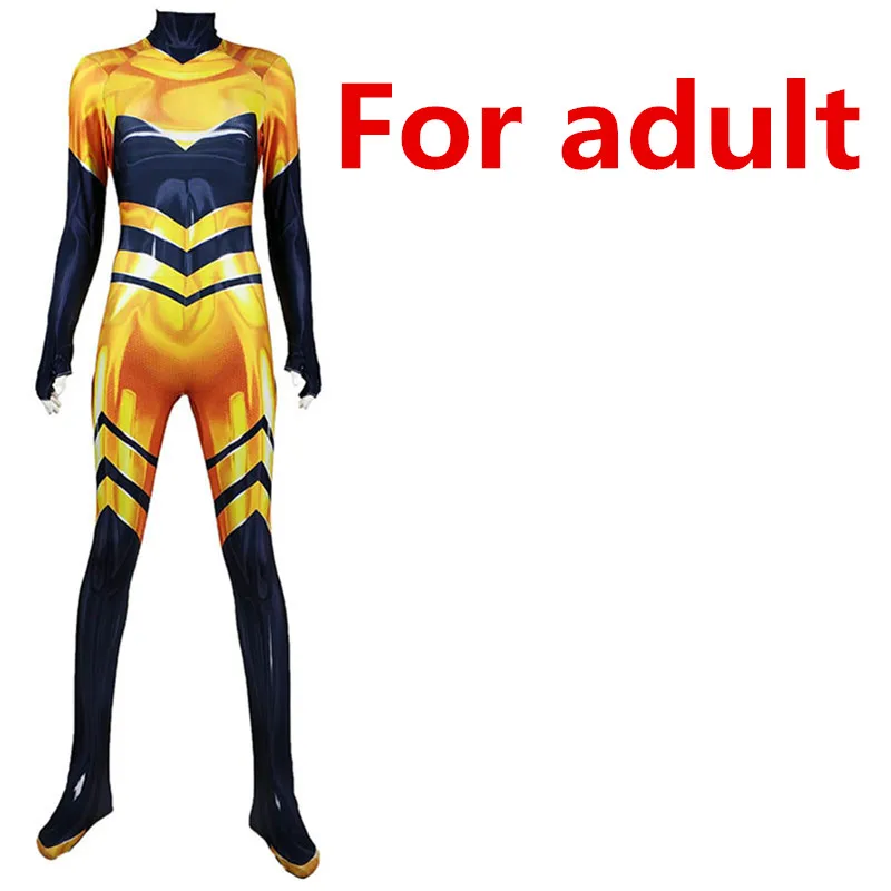 For adult Аниме королева пчела Божья коровка маскарадные костюмы Zentai боди комбинезон королева пчела Хэллоуин Карнавальный костюм для взрослых женщин девочек детей - Цвет: For adult