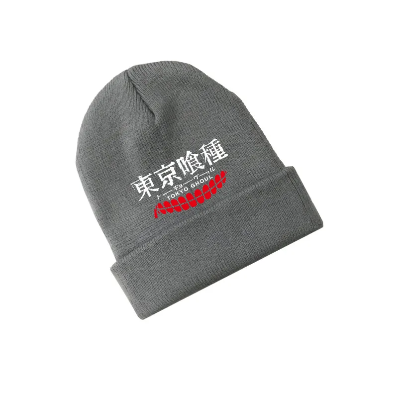 Токийский Гуль Kaneki Ken аниме Skullies шапки вязаные шапочки зимние теплые шапки для мужчин женщин мальчиков девочек подарок эластичный