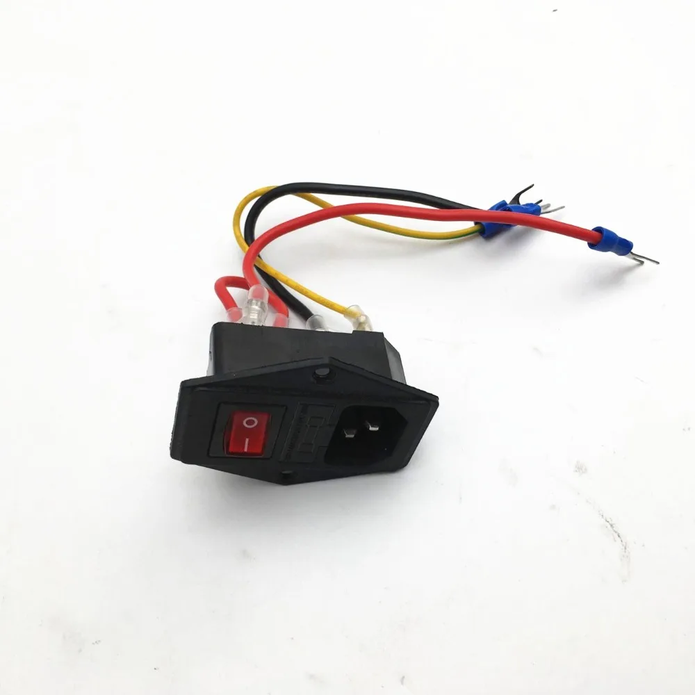 Ender 3 prusa 3d принтер diy части 110 В/220 В 10 а выключатель питания розетка с предохранителем высокотемпературная силиконовая линия/провод