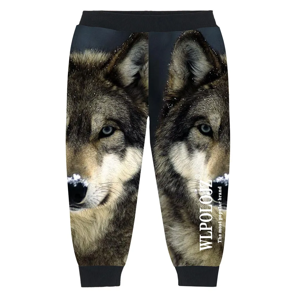 Одежда для мальчиков и девочек крутые штаны детские вязаная одежда с принтом