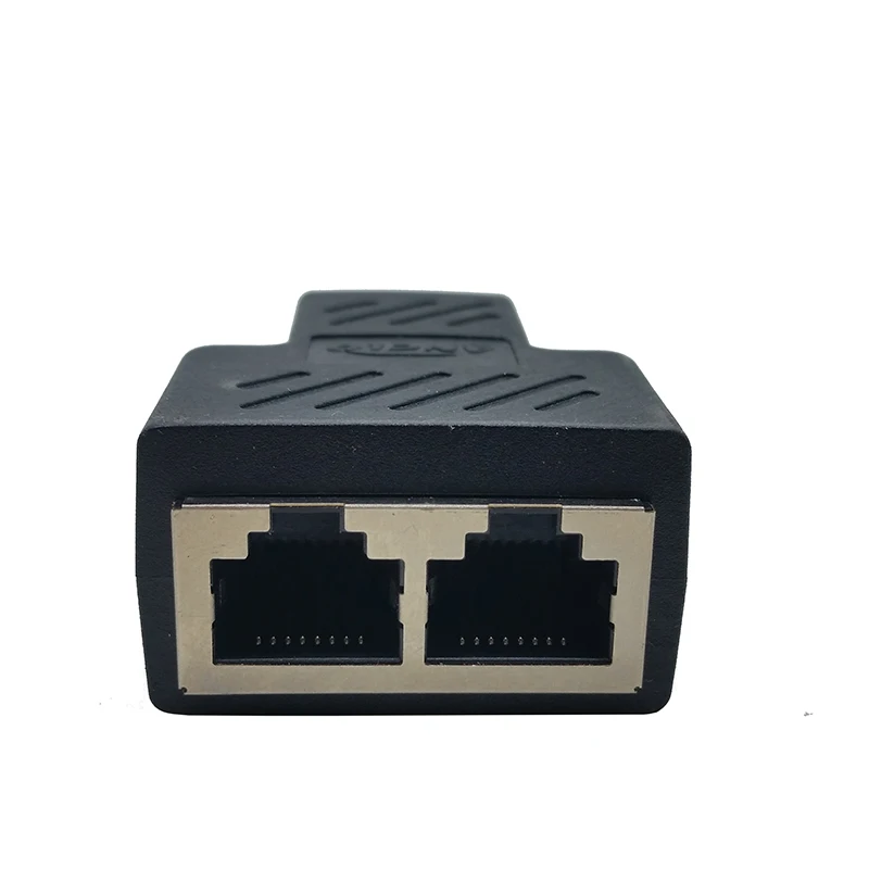 Новый 2 предмета 1 до двойной женский Порты и разъёмы RJ45 Splitter Разъем CAT6 LAN Ethernet Sockt