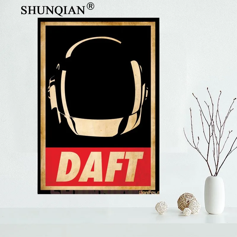 40x60 см на заказ DAFT панк-постер, музыка Коламбия, Bangalter Christo, случайный доступ к памяти, холст постер