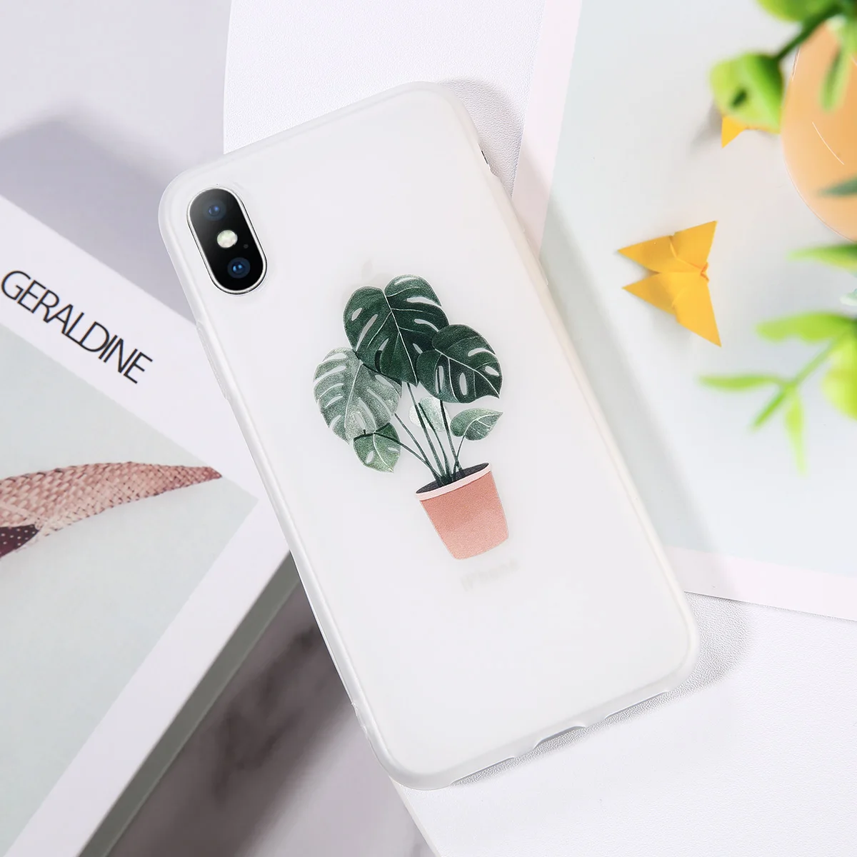 T3 Чехол для iphone 5, 5S, SE, 6, 6 s, 7, 8 Plus, XS Max, XR, X, Зеленый Бонсай, ваза, Прозрачный чехол для телефона, чехол - Цвет: T3