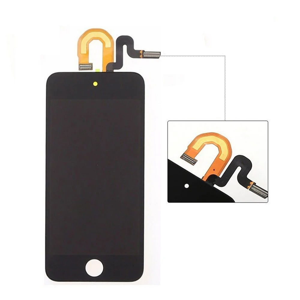 Качество AAA для iPod Touch 4 5 6 го ЖК дисплея кодирующий преобразователь сенсорного