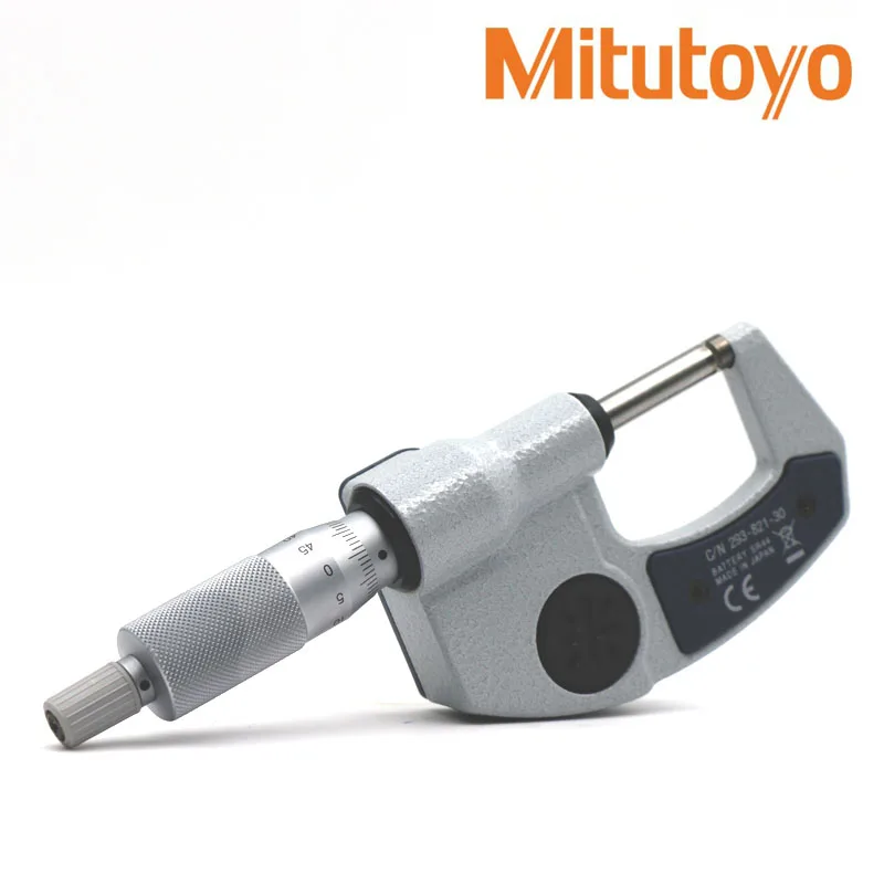 Mitutoyo 0 1 дюйм 25 мм 293 821 30 детской 831 цифровые наружные Микрометры SX|Микрометры| |