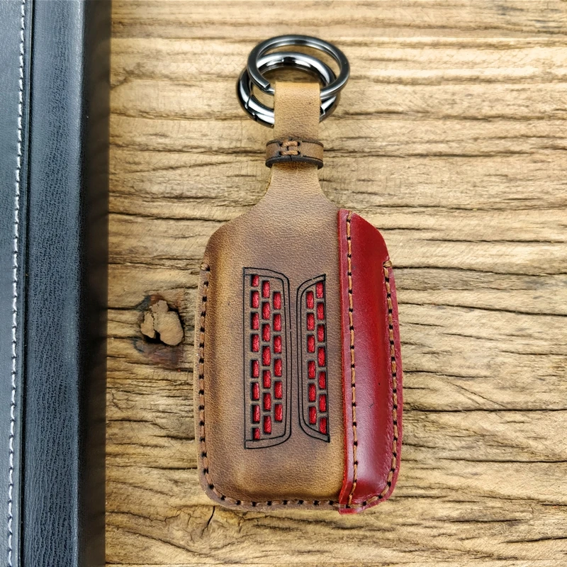 Кожаный чехол держатель для ключей в подарок Land Range Rover Sport Discovery Evoque Freelander2 JAGUAR XE XF