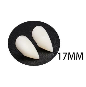 17mm dentures 1 пара латексных ушей эльфа, остроконечная маска для костюмированной вечеринки на Хэллоуин, Маскарадные костюмы, праздничные принадлежности для вечеринок - Цвет: 17mm dentures
