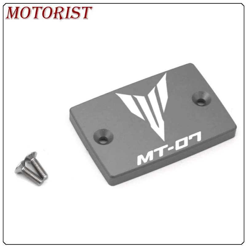 

FOR YAMAHA MT-07 MT-07/ABS 2014-2018 MT-07 FZ-07 CNC Aluminum Motorcycle Brake Fluid Fuel Reservoir Tank Cap Cover