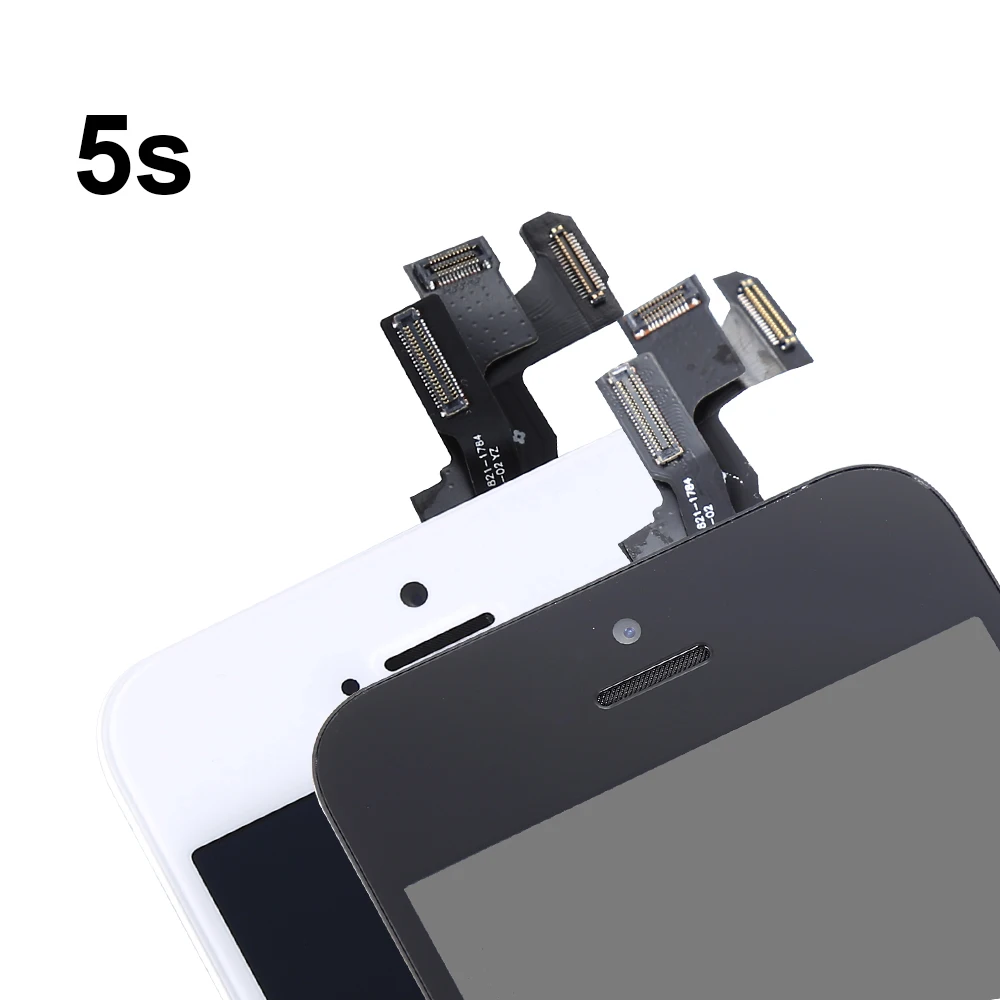 ЖК-экран качества AAAAA с комплектом в сборе для iPhone 5 5c сенсорный дигитайзер полный
