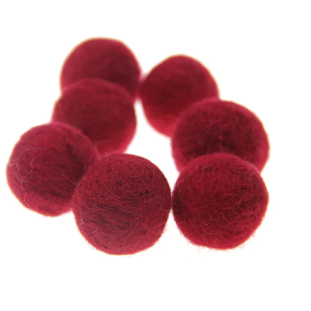 5 шт. 30 мм красочный круглый шарик из шерстяного войлока s Pom Poms набор сделай сам